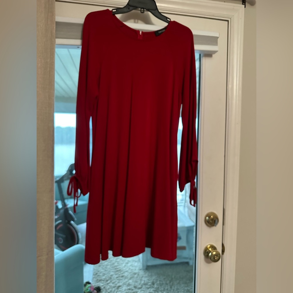 Karen Kane red Aline dress